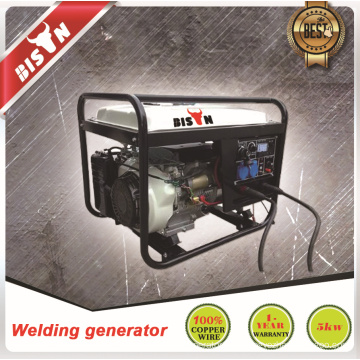 BISON(CHINA)5kw petrol generator set with welding function